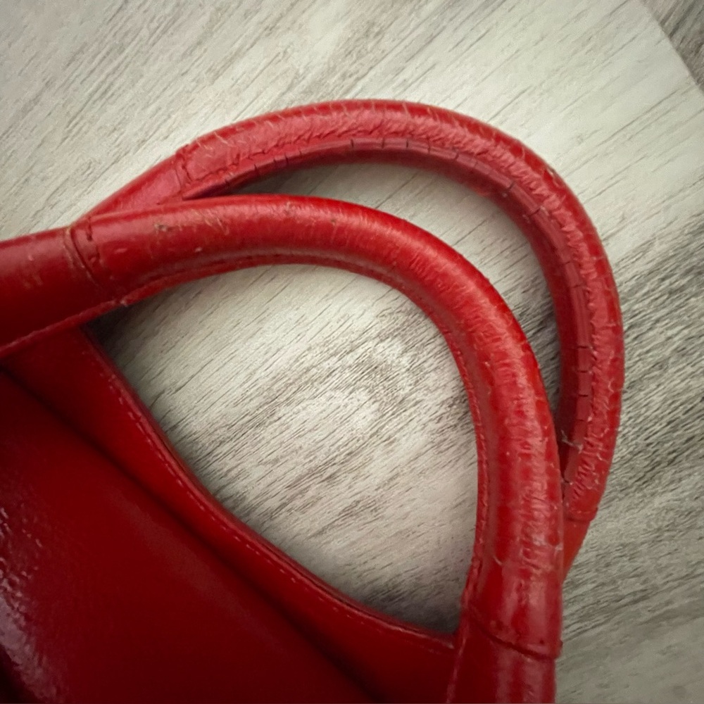 KATE SPADE RED SATCHEL HANDBAG - Picture 4 of 14